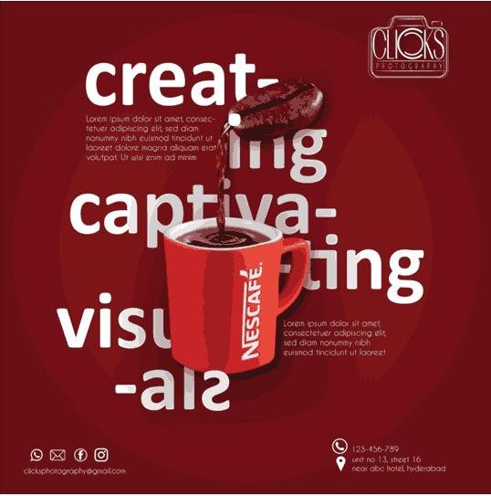 Nescafe Poster Design