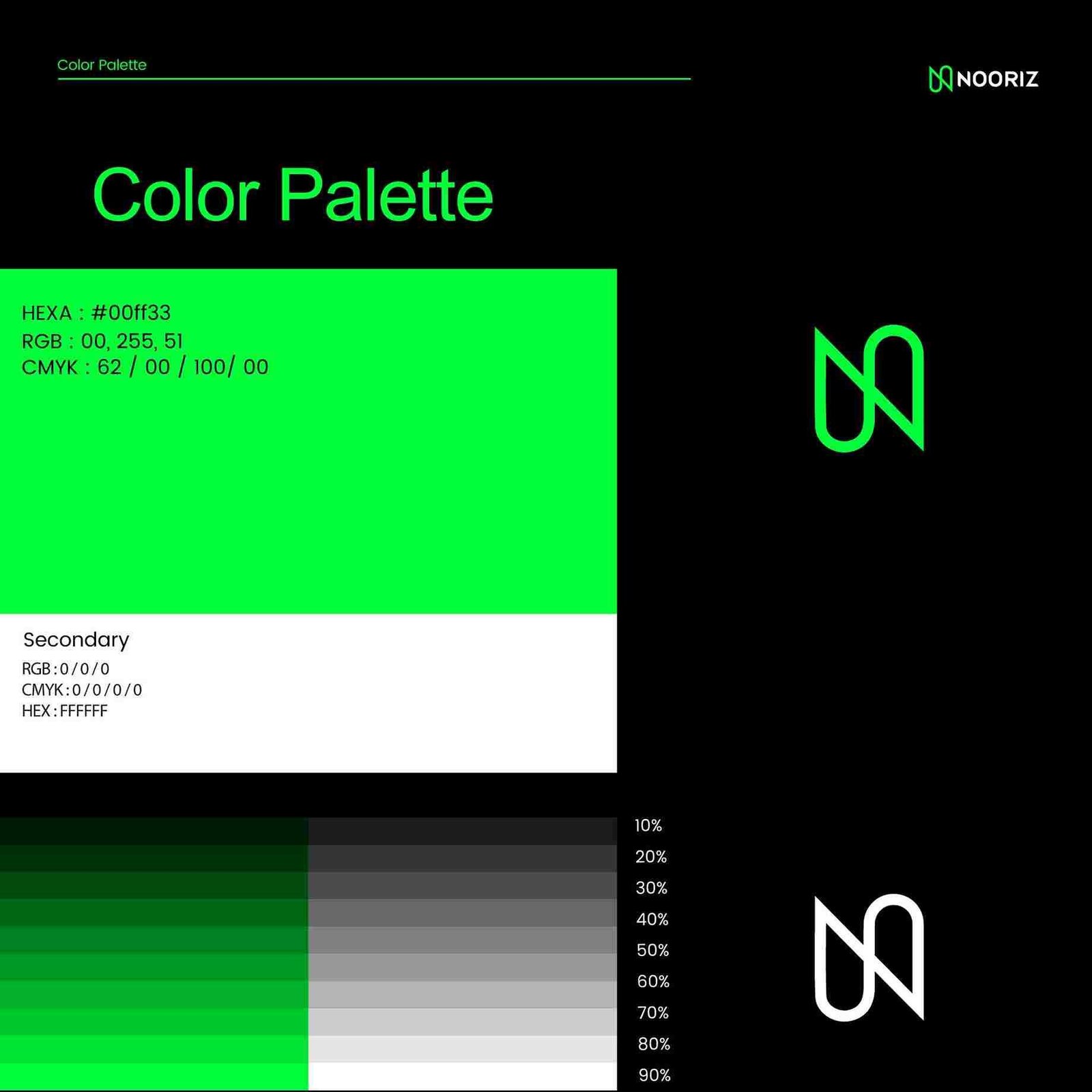 Nooriz Color Palette Hex Code Design
