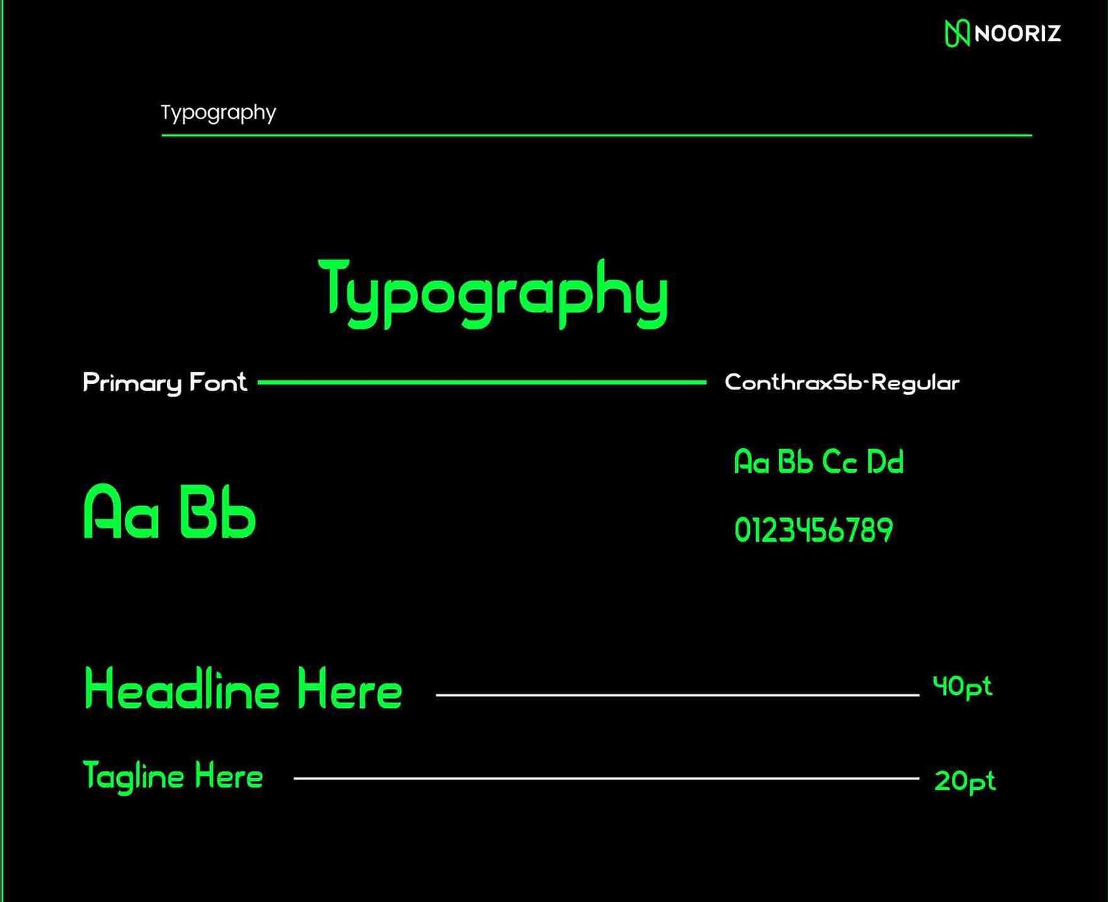 Nooriz Typography Fonts
