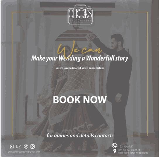 Wedding Program Booking